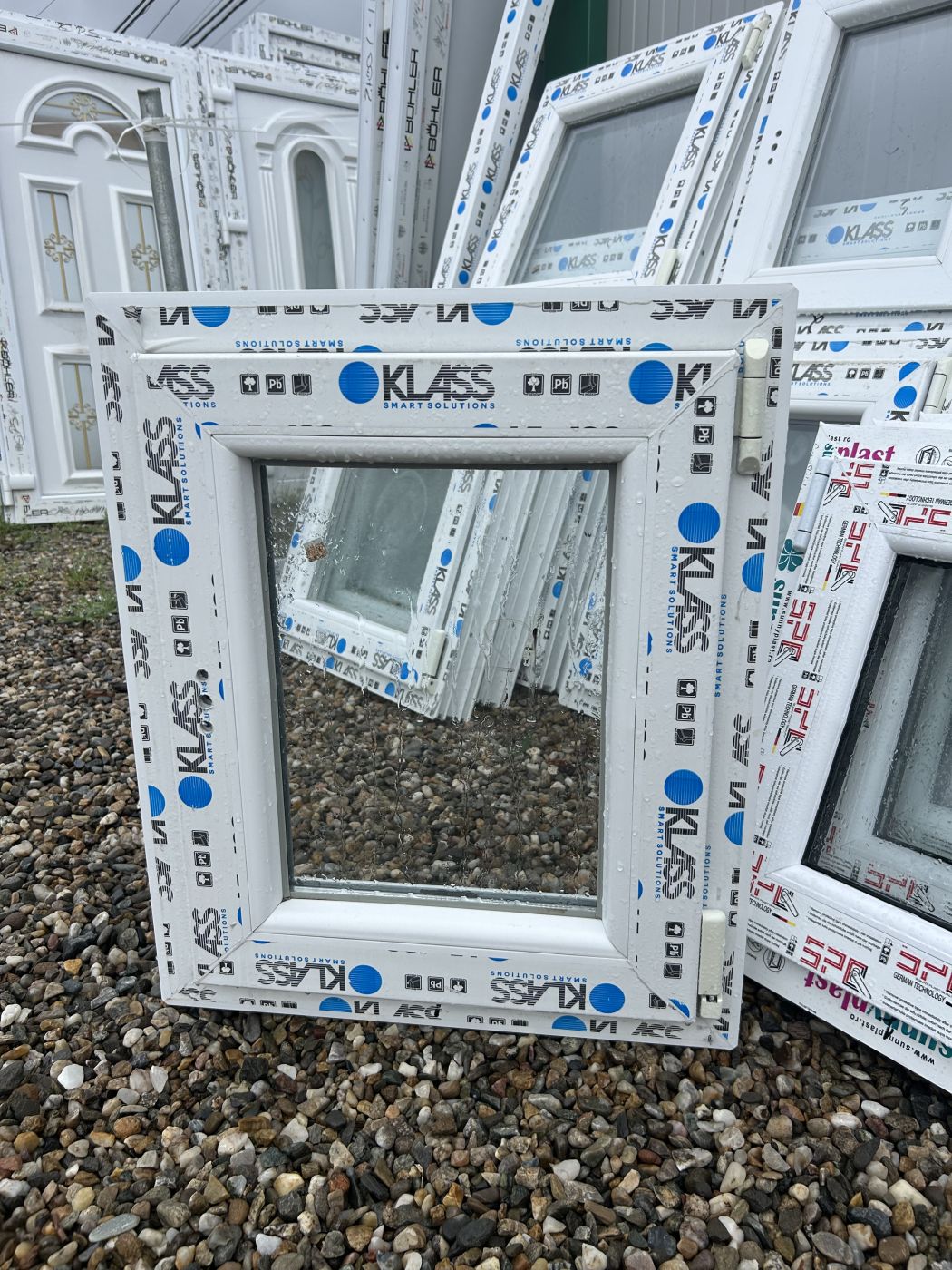 Geam alb 50x60