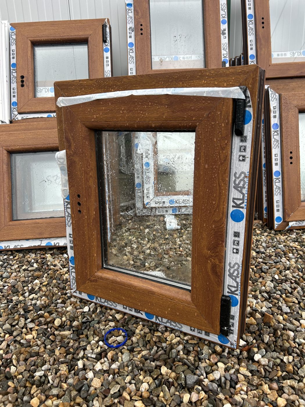 Geam stejar auriu 50x60