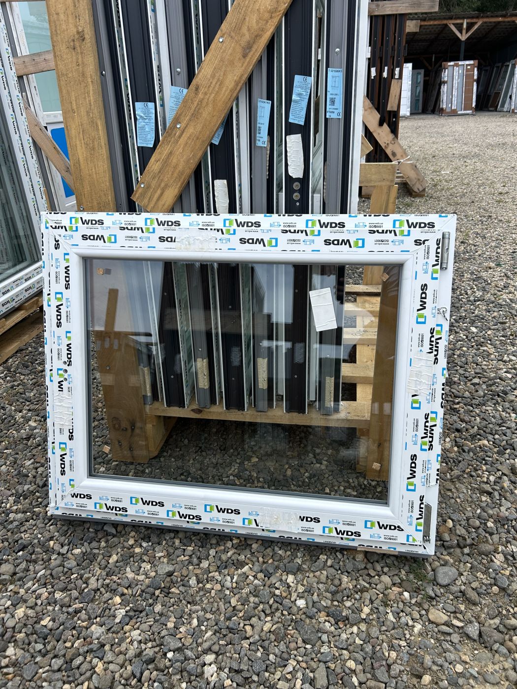 Geam alb 100x80