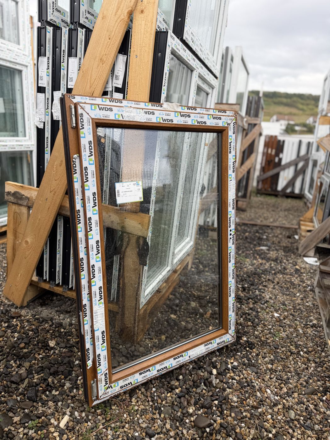 Geam stejar auriu 90x120