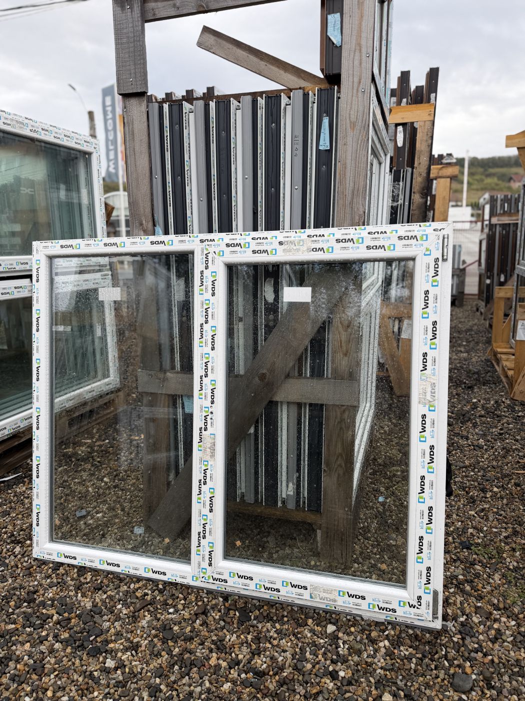 Geam alb 160x130