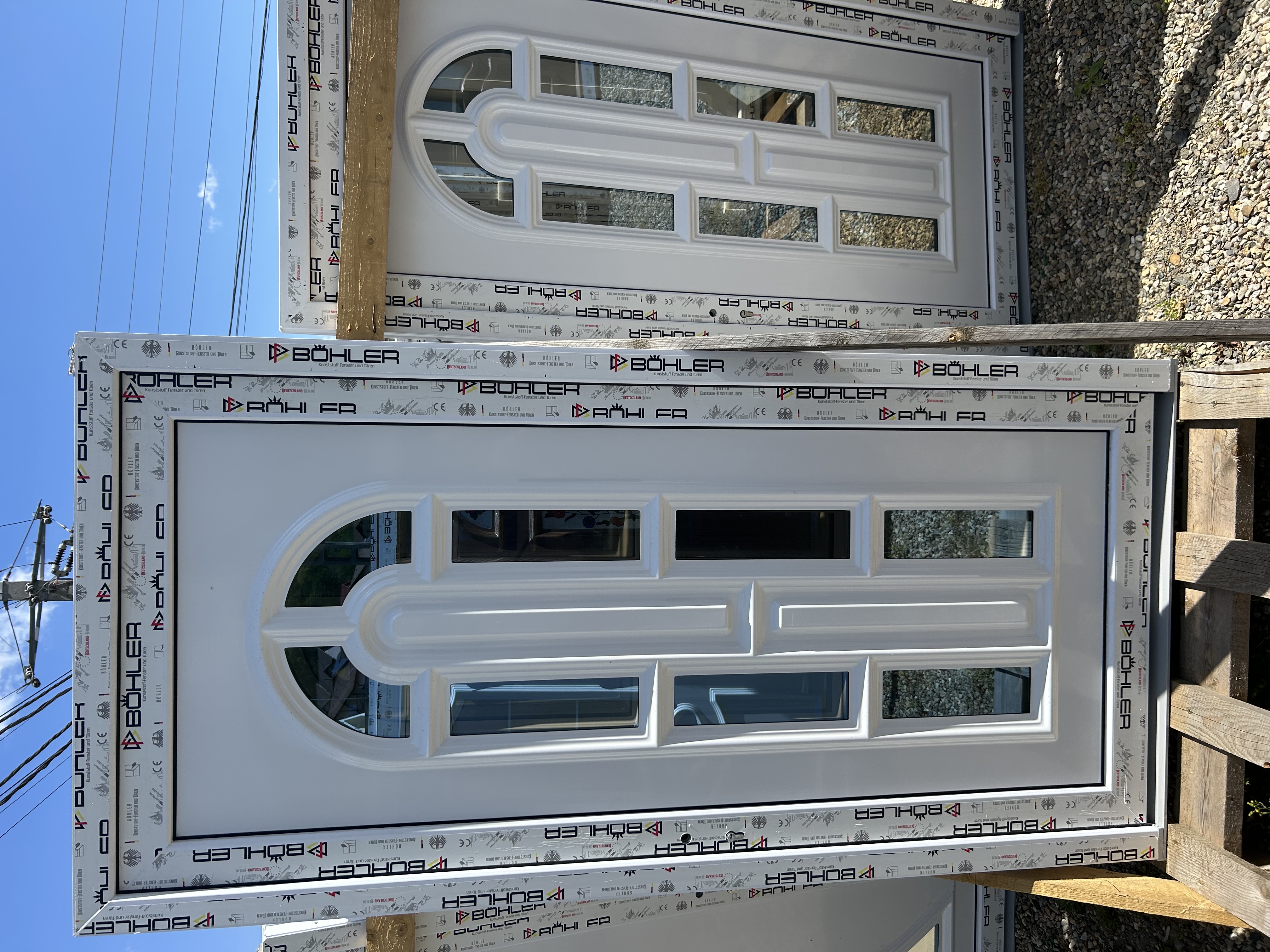 Ușă exterior alb - Imaginea 2