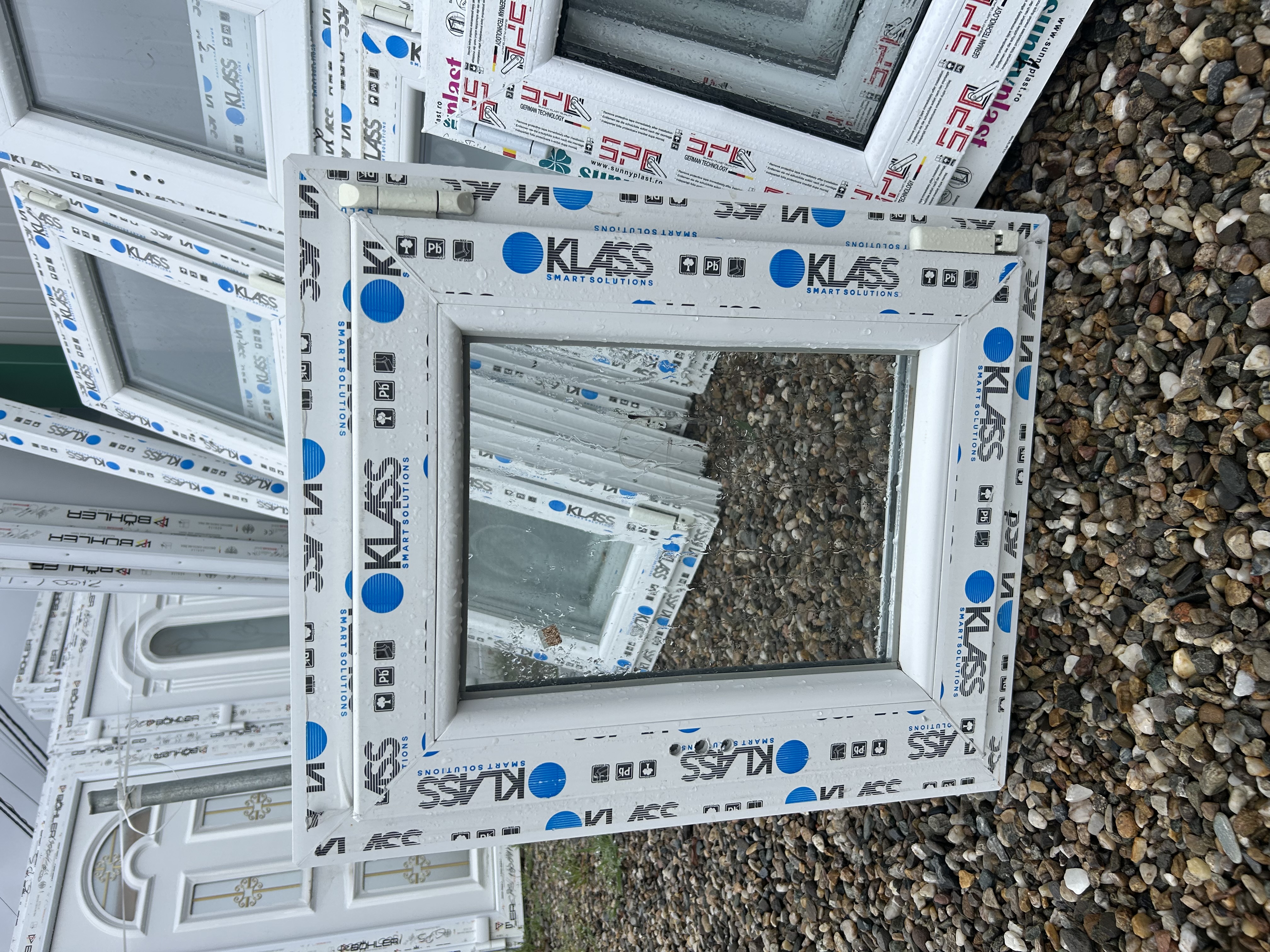 Geam alb 50x60