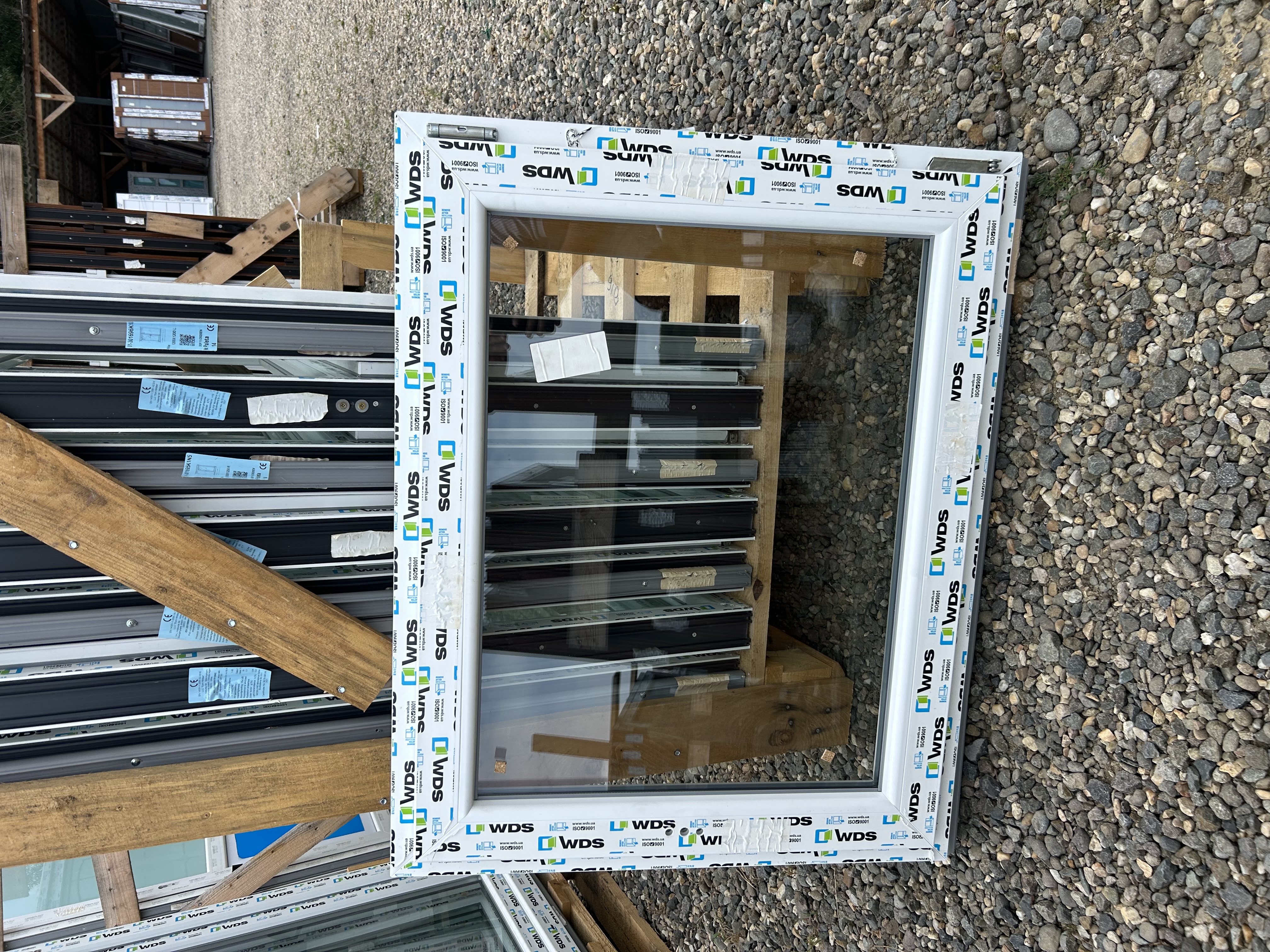 Geam alb 100x80