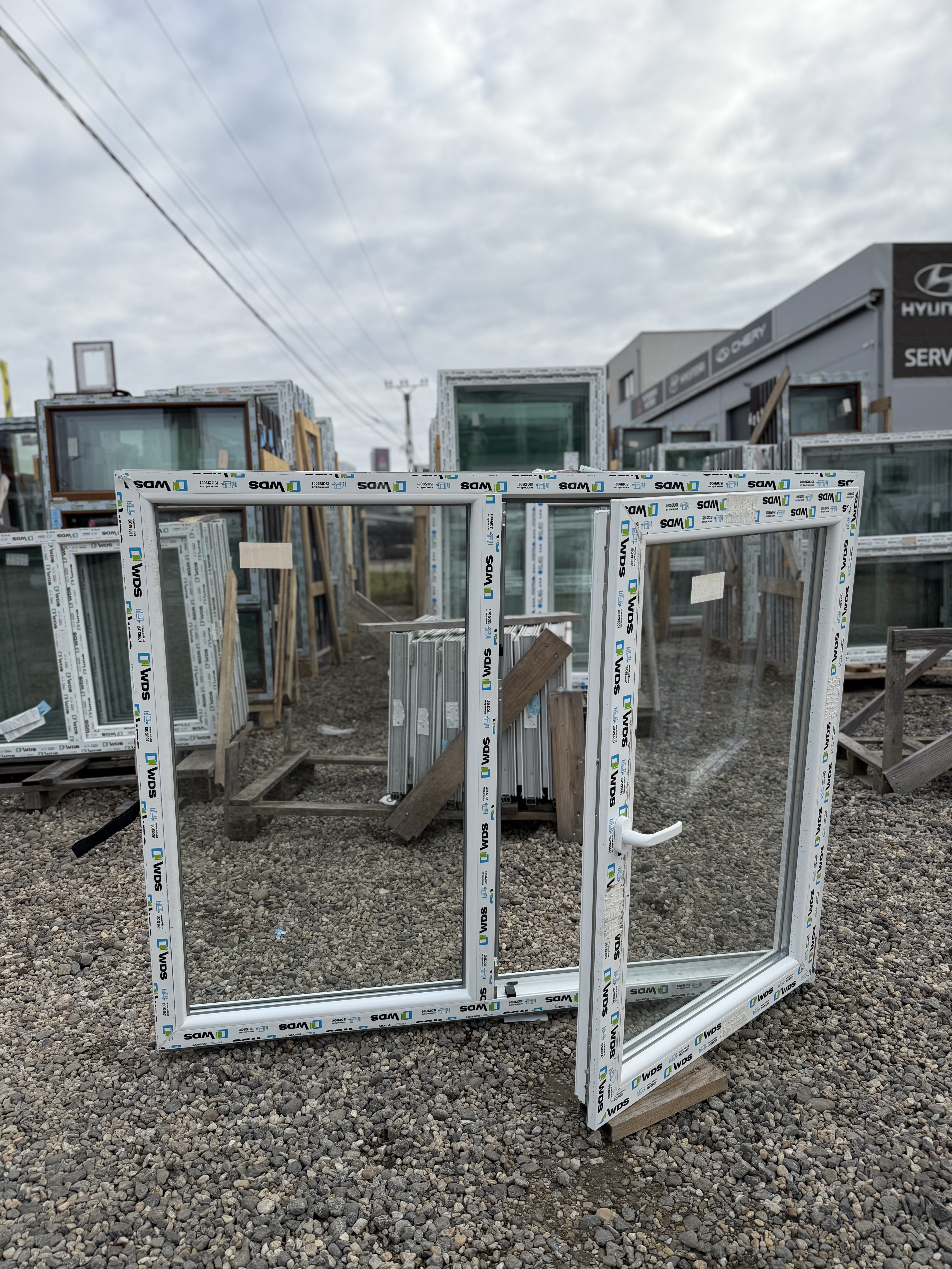 Geam alb 150x120