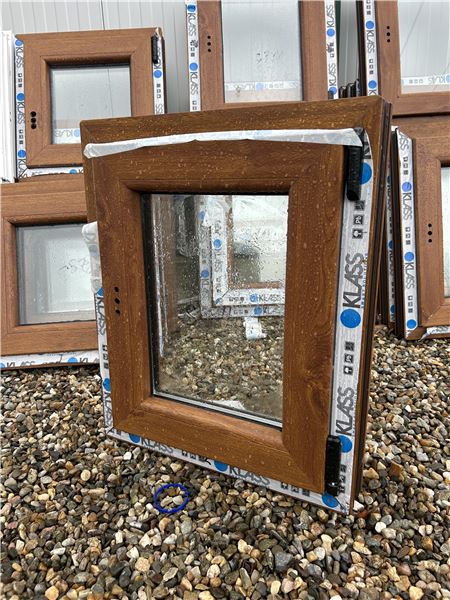 Geam stejar auriu 50x60