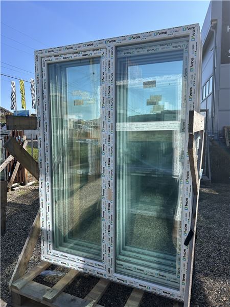 Ușă de balcon alb 140x200
